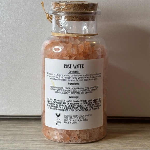 Bath & Body Bundle - Bath Salts, Foot Lotion, Shower Gel, Hand Cream & Rose Oil - Picture 3 of 7